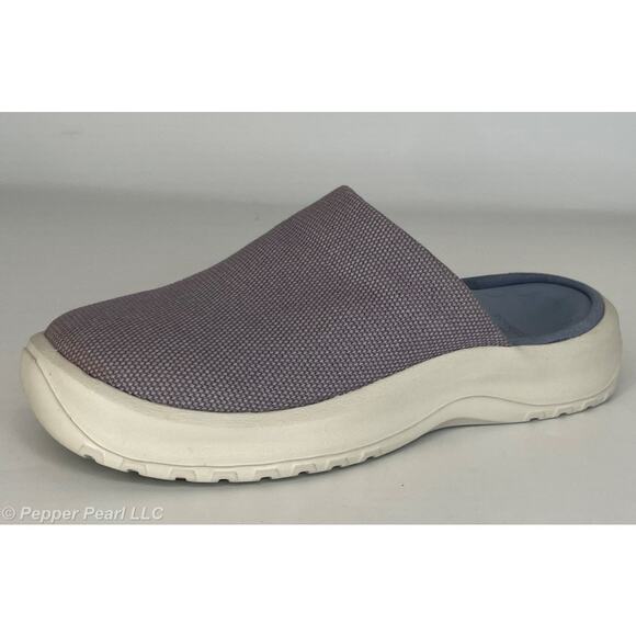 Women's Size 7 Blue Clog Mule Comfort Slip On Casual Walk Work Slip Resistant - Picture 5 of 11